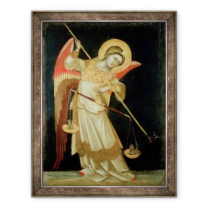 Tablou inramat - Ridolfo di Arpo Guariento - Un inger cantarind un suflet, 60 x 80 cm