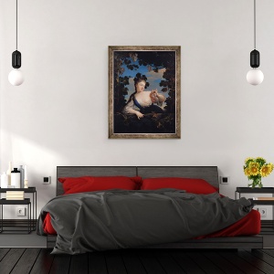 Tablou inramat - Robert Tournieres - toamna, 60 x 80 cm - Img 3