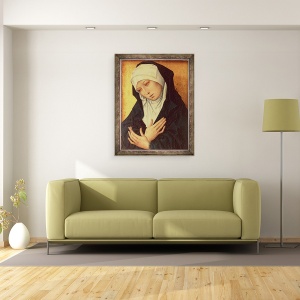 Tablou inramat - Rogier van der Weyden - Mater Dolorosa, 70 x 90 cm - Img 2