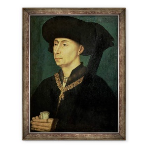 Tablou inramat - Rogier van der Weyden - Portretul lui Filip cel Bun, 70 x 90 cm