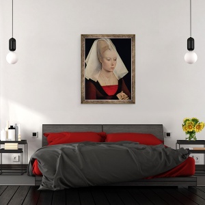 Tablou inramat - Rogier van der Weyden - Portretul unei doamne II, 60 x 80 cm - Img 3