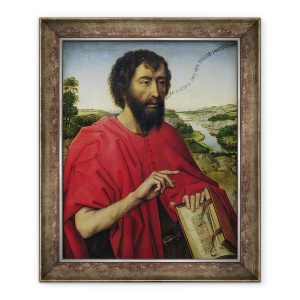 Tablou inramat - Rogier van der Weyden - Sfantul Ioan Botezatorul, 70 x 85 cm