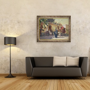 Tablou inramat - Rudolphe Ernst - Scena maro, 70 x 90 cm - Img 2