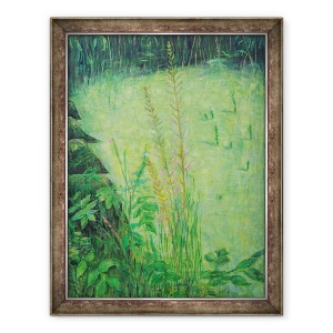 Tablou inramat - Ruth Addinall - Studiu in verde, 60 x 80 cm