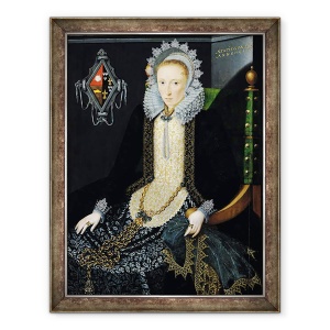 Tablou inramat - Salomon Mesdach - Portret De Adriana van Nesse, 70 x 90 cm