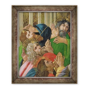 Tablou inramat - Sandro Botticelli - Detaliu al coborarii Duhului Sfant, 50 x 60 cm