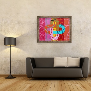 Tablou inramat - Sara Hayward - Abstract 14, 70 x 90 cm - Img 3