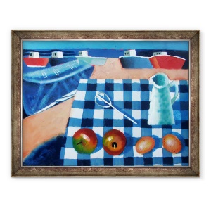 Tablou inramat - Sara Hayward - Doua oua, 70 x 90 cm