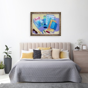 Tablou inramat - Sara Hayward - Trei carlige, 60 x 80 cm - Img 3