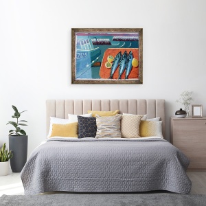 Tablou inramat - Sara Hayward - Trei Macrou, 70 x 90 cm - Img 3