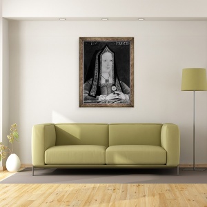 Tablou inramat - scoala engleza - Portretul Elisabetei de York 1465-1503 ulei pe panza, 70 x 90 cm - Img 2