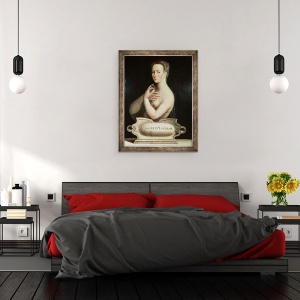 Tablou inramat - Scoala Fontainebleau - Sabina Poppaea, 60 x 80 cm - Img 3