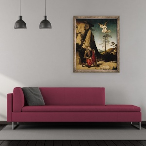 Tablou inramat - Scoala Franceza - Ghedeon si Lana, 50 x 60 cm - Img 2