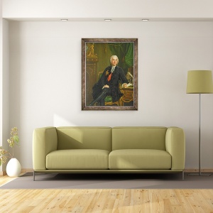Tablou inramat - Scoala franceza - Joseph-Francois Foulon 1715-89 dupa 1760, 60 x 80 cm - Img 2