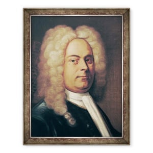 Tablou inramat - Scoala Italiana - George Frederick Handel 1685-1759, 70 x 90 cm