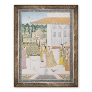 Tablou inramat - Scoala Pahari - Un cuplu mers pe jos, 60 x 80 cm