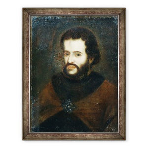 Tablou inramat - Scoala Rusa - Portretul tarului Ivan cel al V-lea Alexeievici 1666-96, 70 x 90 cm