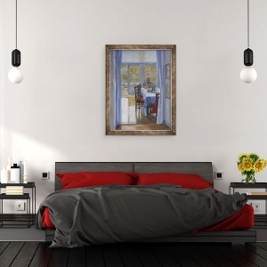 Tablou inramat - Sue Wales - Interior cu reflectii, 2011, 70 x 90 cm - Img 3