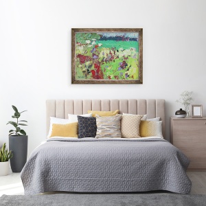 Tablou inramat - Sylvia Paul - Camp verde, 70 x 90 cm - Img 3