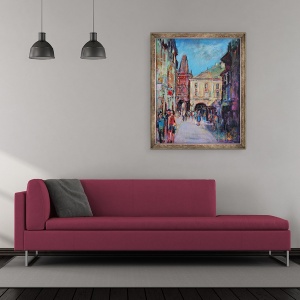 Tablou inramat - Sylvia Paul - Partea insorita, 50 x 60 cm - Img 2