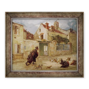 Tablou inramat - Thomas Couture - Avocat merge la tribunal, 50 x 60 cm