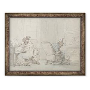 Tablou inramat - Thomas Rowlandson - Reflectia, 60 x 80 cm