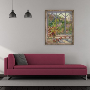 Tablou inramat - Timothy Easton - Ferestre de toamna, 50 x 60 cm - Img 2