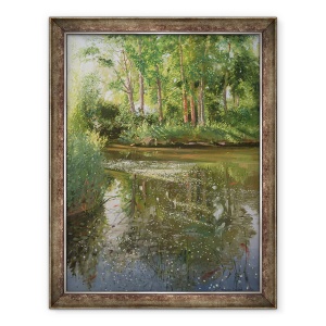 Tablou inramat - Timothy Easton - Floarea de apa la rasarit, 60 x 80 cm