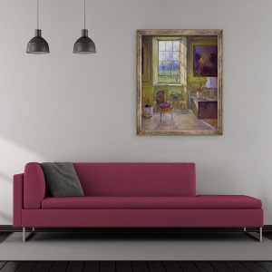 Tablou inramat - Timothy Easton - Lumina Primaverii si arborii mandarini, 50 x 60 cm - Img 2