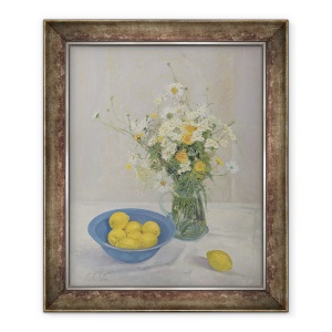 Tablou inramat - Timothy Easton - Margarete de vara si lamai, 70 x 85 cm