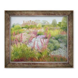 Tablou inramat - Timothy Easton - Spires de Kniphofia si Marele Dixter, 50 x 60 cm