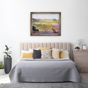 Tablou inramat - Timothy Easton - Vizionarea de la Ziduri, Vechea Provence, 60 x 80 cm - Img 3