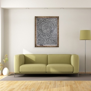 Tablou inramat - Timothy Nathan Joel - Dragostea intr-o jungla, 2012, 60 x 80 cm - Img 2