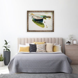 Tablou inramat - Tony Fandino - Barci pe Tamisa X, 60 x 80 cm - Img 3