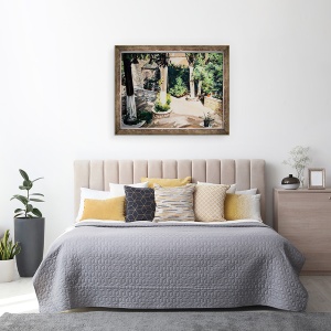 Tablou inramat - Tony Fandino - Gradina in Skiathos, 60 x 80 cm - Img 3
