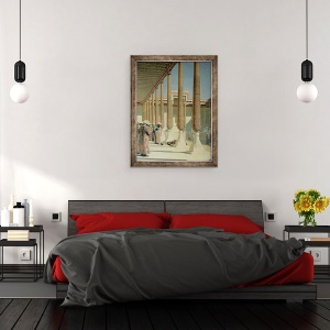 Tablou inramat - Vasili Vasilievich Vereshchagin - Afisarea trofeelor, 60 x 80 cm - Img 3