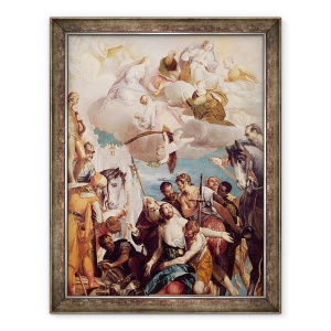 Tablou inramat - Veronese - Martiriul Sfantului Gheorghe, 60 x 80 cm