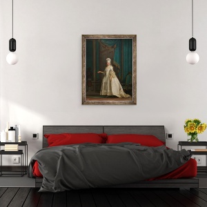 Tablou inramat - Vigilius Erichsen - Regina vaduva Juliane Marie a Danemarcei, 60 x 80 cm - Img 3