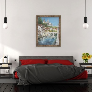 Tablou inramat - Vincent Alexander Booth - Chattillons sur Seine, Franta, 2007, 60 x 80 cm - Img 3