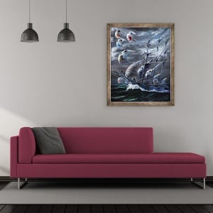 Tablou inramat - Vincent Alexander Booth - Creatorii de furtuni Marea Bohai, 2019, 50 x 60 cm - Img 2