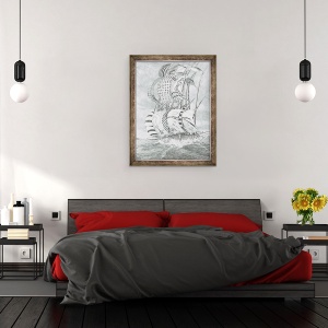 Tablou inramat - Vincent Alexander Booth - Creatorii de furtuni Mawson Marea, 2018, 60 x 80 cm - Img 3