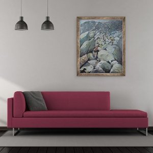Tablou inramat - Vincent Alexander Booth - Cursa Uphill Fell, 2013, 50 x 60 cm - Img 2