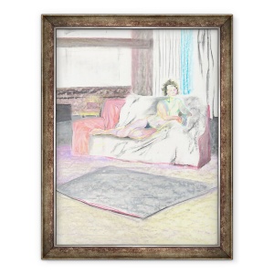 Tablou inramat - Vincent Alexander Booth - Singur in sfarsit, 1997, 60 x 80 cm