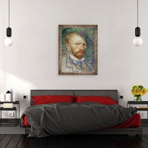 Tablou inramat - Vincent van Gogh - Autoportret IV, 60 x 80 cm - Img 3
