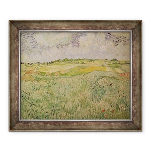Tablou inramat - Vincent van Gogh - Campia de la Auvers, 70 x 85 cm