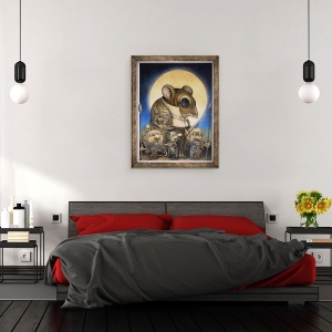 Tablou inramat - Wayne Anderson - Luna a crescut, 60 x 80 cm - Img 3