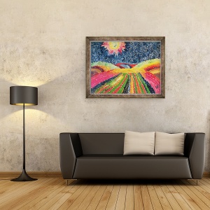 Tablou inramat - Wilhelm Morgner - Calea, 70 x 90 cm - Img 2