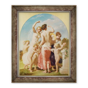 Tablou inramat - William Edward Frost - Cele Trei Gratii, 50 x 60 cm