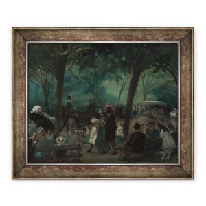 Tablou inramat - William James Glackens - Drum, Parcul Central, 50 x 60 cm