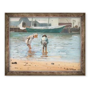 Tablou inramat - Winslow Homer - Baieti de trecere, 70 x 90 cm